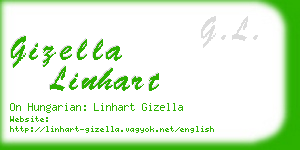 gizella linhart business card